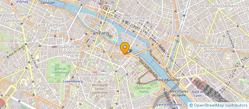 localisation de l'entreprise LES COMPAGNONS DE L HABITAT à PARIS