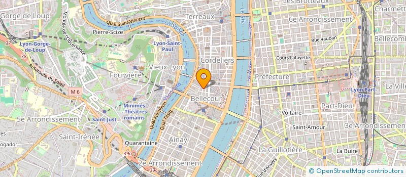 localisation de l'entreprise LES COMPAGNONS DE L HISTOIRE VIVANTE à LYON