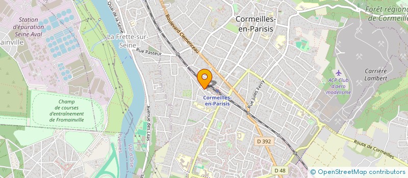 localisation de l'entreprise LES COMPAGNONS DE LA 4L à CORMEILLES-EN-PARISIS