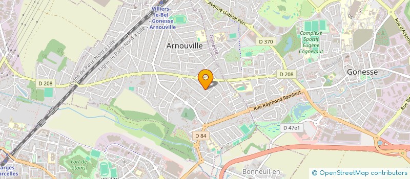 localisation de l'entreprise LES COMPAGNONS DE LA GAMME ARGONVILLOISE  ARNOUVILLE