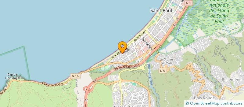 localisation de l'entreprise LES COMPAGNONS DE LA MAIN TENDUE à SAINT-PAUL
