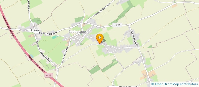 localisation de l'entreprise LES COMPAGNONS DE LA MEMOIRE 39-45  ZUDAUSQUES