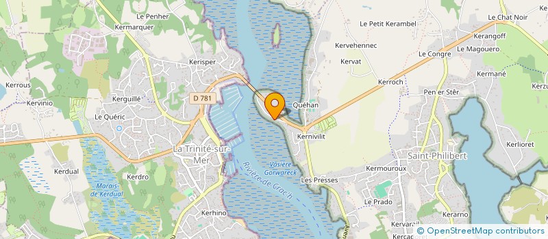 localisation de l'entreprise LES COMPAGNONS DE LA MER à SAINT-PHILIBERT