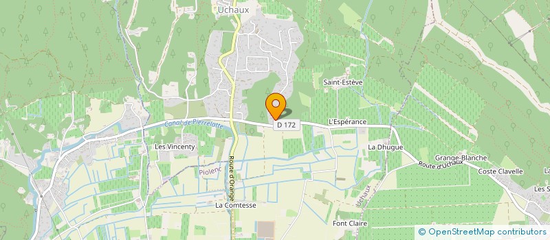 localisation de l'entreprise LES COMPAGNONS DE LA MULE  UCHAUX