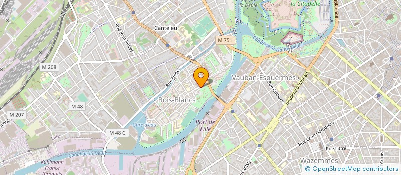 localisation de l'entreprise LES COMPAGNONS DE LA PAIX à LILLE