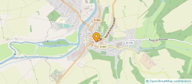 localisation de l'entreprise LES COMPAGNONS DE LA PETITE FLORENCE à SAINT-MIHIEL