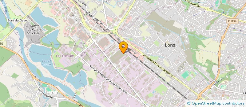 localisation de l'entreprise LES COMPAGNONS DE LA RENOVATION DU 64  LONS