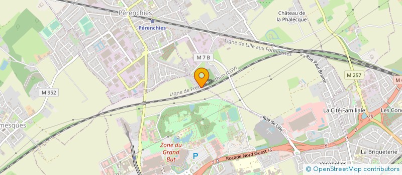 localisation de l'entreprise LES COMPAGNONS DE LA TABLE à LILLE