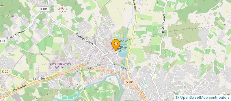 localisation de l'entreprise LES COMPAGNONS DE LA TOITURE  APT