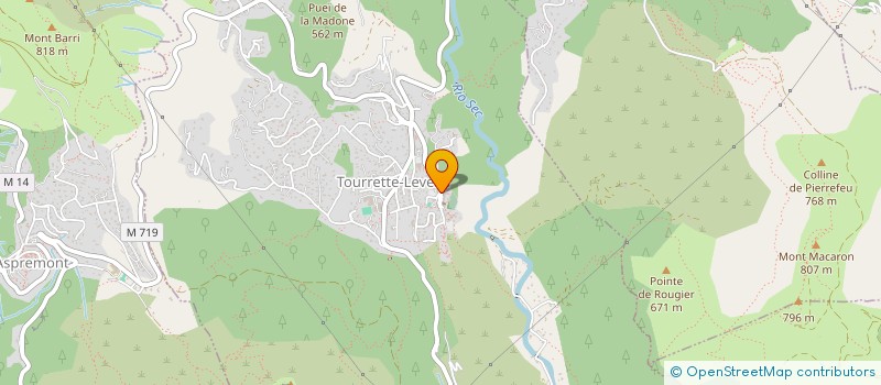 localisation de l'entreprise LES COMPAGNONS DE LA TOURRENTELLE  TOURRETTE-LEVENS