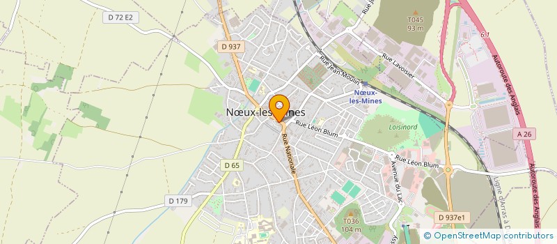 localisation de l'entreprise LES COMPAGNONS DE LA VAPE 2  NUX-LES-MINES