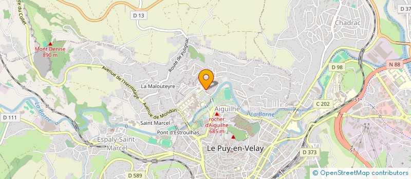 localisation de l'entreprise LES COMPAGNONS DE MIRAMANDE  AIGUILHE