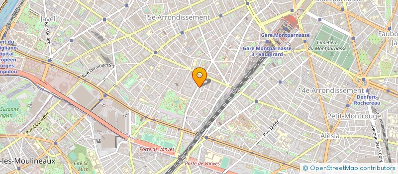 localisation de l'entreprise LES COMPAGNONS DE PARIS  PARIS