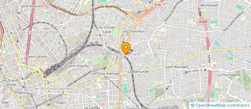 localisation de l'entreprise LES COMPAGNONS DE PROVENCE à BOUC-BEL-AIR