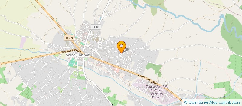 localisation de l'entreprise LES COMPAGNONS DE PROVENCE DU BATIMENT  SAINT-CANNAT