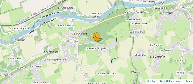 localisation de l'entreprise LES COMPAGNONS DE SAINT HUBERT DU VAL DE LOIRE  BERTHENAY