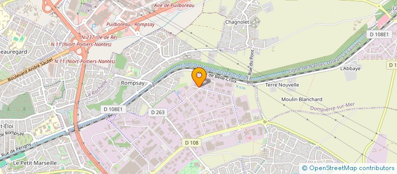 localisation de l'entreprise LES COMPAGNONS DE SAINT JACQUES à PERIGNY