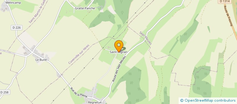 localisation de l'entreprise LES COMPAGNONS DE SAINT JEAN  AVESNES-EN-VAL