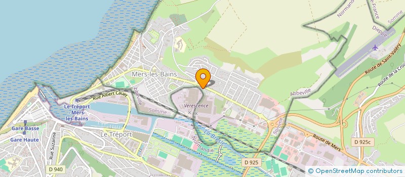 localisation de l'entreprise LES COMPAGNONS DE SAINT MARTIN  MERS-LES-BAINS