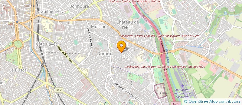 localisation de l'entreprise LES COMPAGNONS DE VOTRE CONFORT ADEHO M IDI-PYRENEES à TOULOUSE