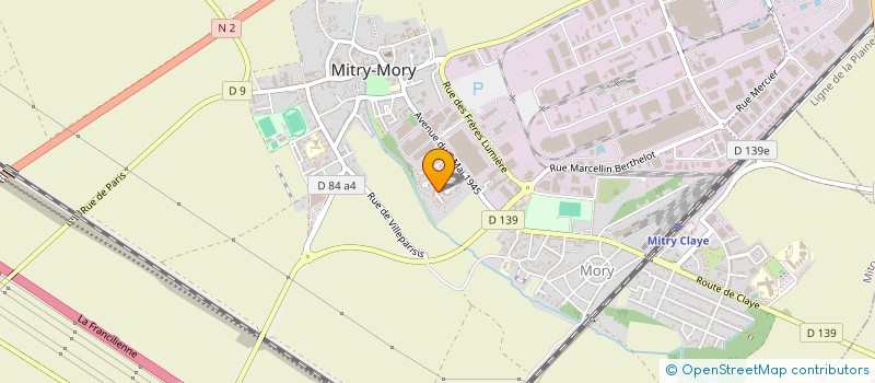 localisation de l'entreprise LES COMPAGNONS DECO à MITRY-MORY