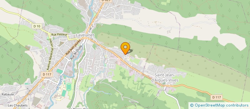 localisation de l'entreprise LES COMPAGNONS DES ANIMAUX à LAVELANET