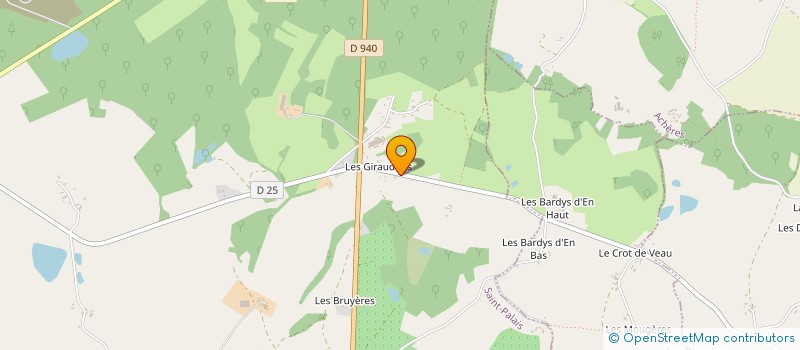 localisation de l'entreprise LES COMPAGNONS DES CLOTURES à SAINT-PALAIS