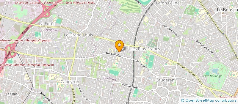 localisation de l'entreprise LES COMPAGNONS DES TRAVAUX à BORDEAUX