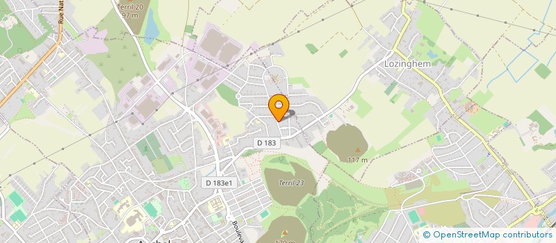 localisation de l'entreprise LES COMPAGNONS DU 9  AUCHEL