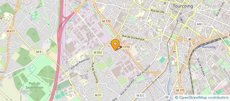 localisation de l'entreprise LES COMPAGNONS DU BATIMENT  MOUVAUX