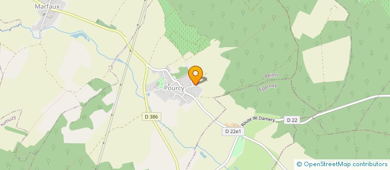 localisation de l'entreprise LES COMPAGNONS DU BATIMENT ARTISANAL  POURCY