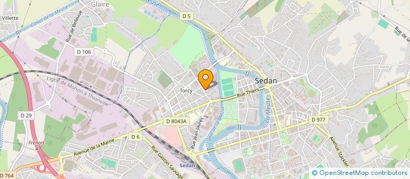 localisation de l'entreprise LES COMPAGNONS DU BATIMENTS  FLOING