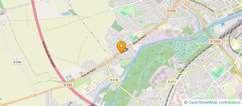 localisation de l'entreprise LES COMPAGNONS DU COMPOST à SAINT-QUENTIN