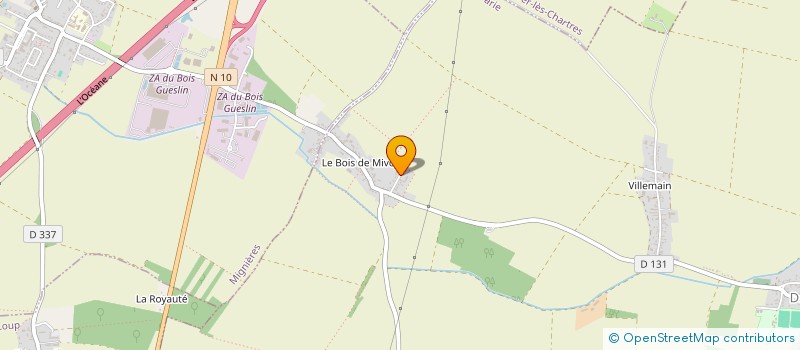 localisation de l'entreprise LES COMPAGNONS DU GENIE CLIMATIQUE à DAMMARIE