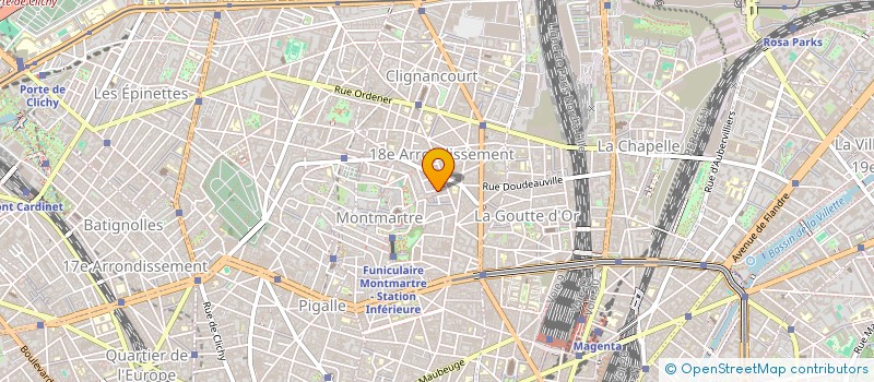 localisation de l'entreprise LES COMPAGNONS DU LIVRE à PARIS