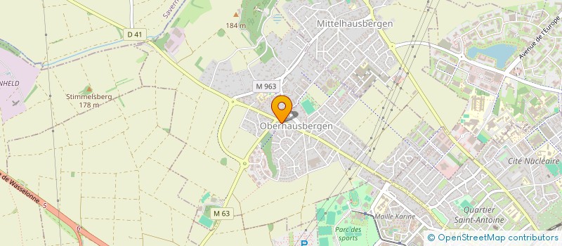 localisation de l'entreprise LES COMPAGNONS DU LOGIS à OBERHAUSBERGEN