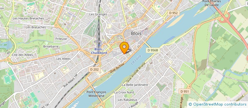 localisation de l'entreprise LES COMPAGNONS DU LOIRET à ORLEANS