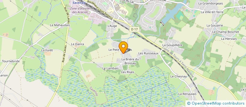 localisation de l'entreprise LES COMPAGNONS DU POINTU  SAVENAY