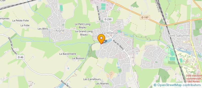 localisation de l'entreprise LES COMPAGNONS DU ROUSSARD à SAINT SATURNIN