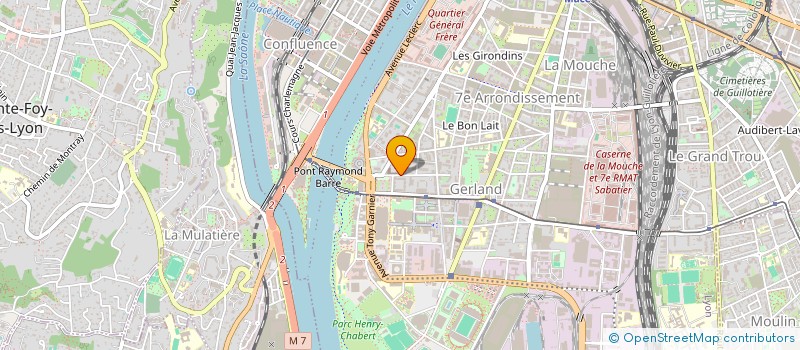 localisation de l'entreprise LES COMPAGNONS DU SAMARITAIN à LYON