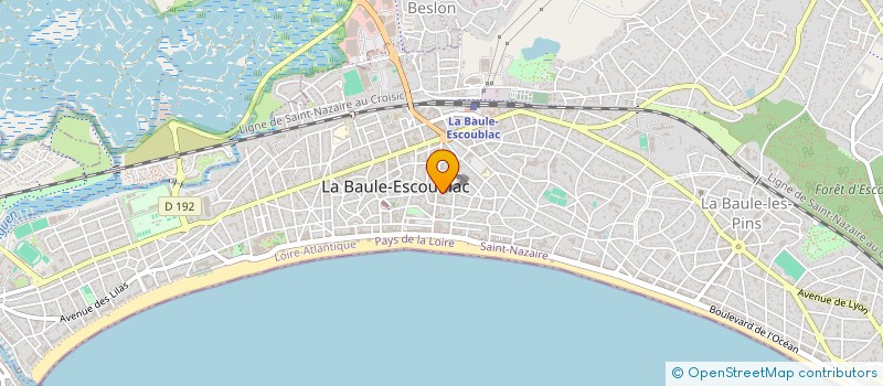 localisation de l'entreprise LES COMPAGNONS DU SOL  LA BAULE-ESCOUBLAC