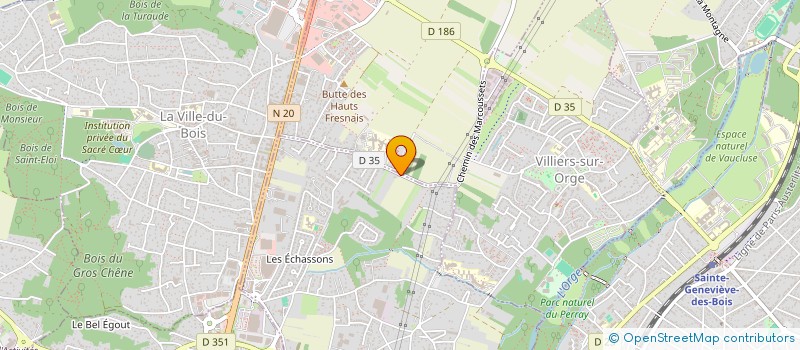 localisation de l'entreprise LES COMPAGNONS DU V8 à LONGPONT-SUR-ORGE