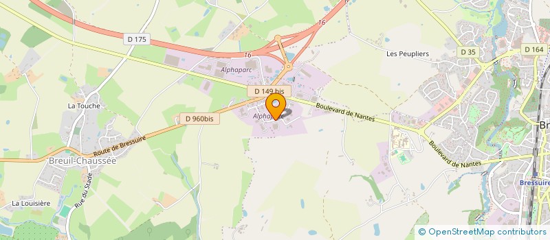 localisation de l'entreprise LES COMPAGNONS DU VAN  BRESSUIRE