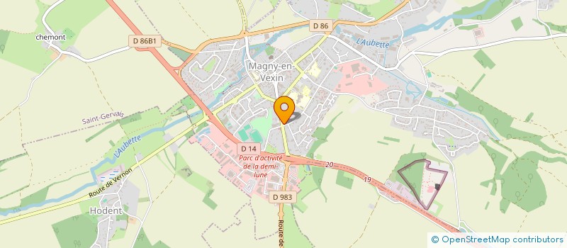 localisation de l'entreprise LES COMPAGNONS DU VAR à MAGNY-EN-VEXIN
