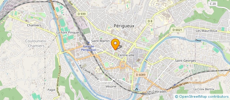 localisation de l'entreprise LES COMPAGNONS ECO-PUR à PERIGUEUX