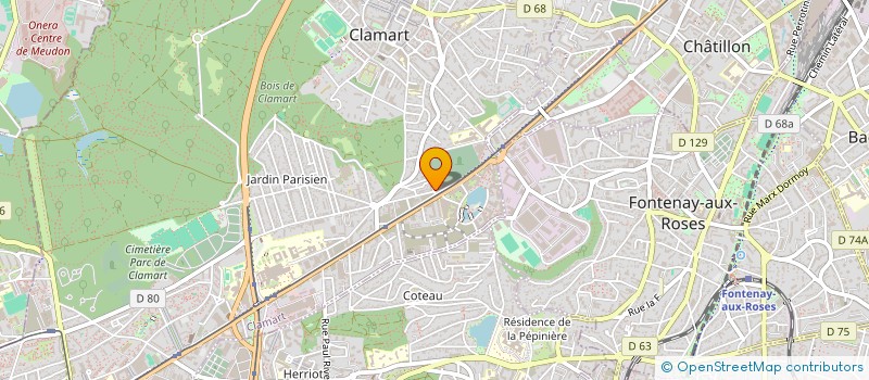 localisation de l'entreprise LES COMPAGNONS FOREURS REUNIS à CLAMART