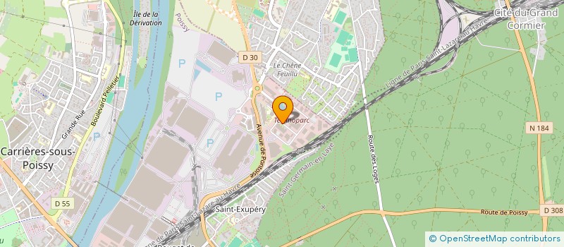 localisation de l'entreprise LES COMPAGNONS MAILLARD EURL  POISSY