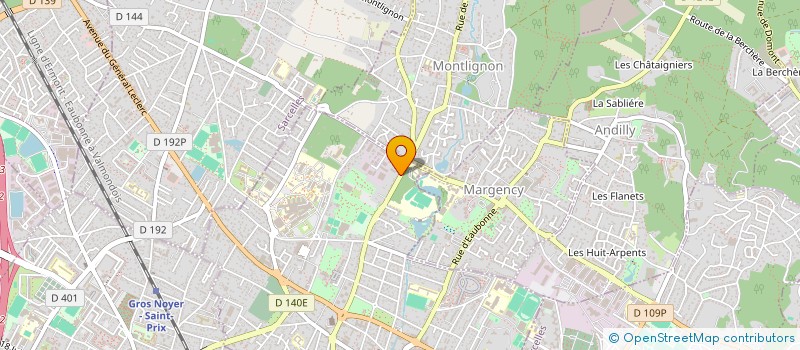 localisation de l'entreprise LES COMPAGNONS METALLIERS à EAUBONNE