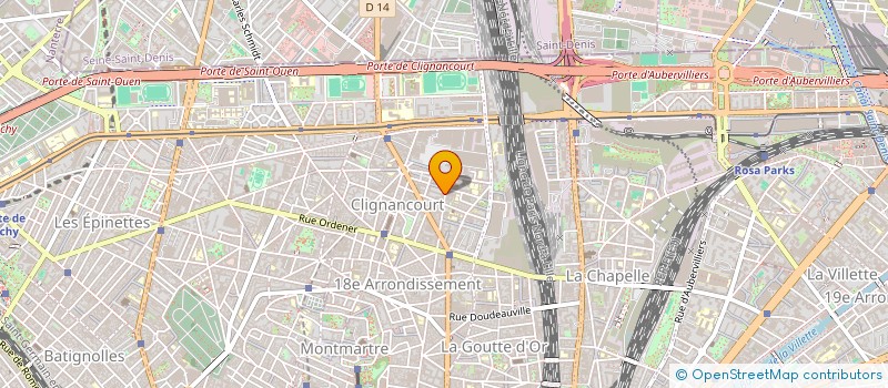 localisation de l'entreprise LES COMPAGNONS PARISIENS  PARIS