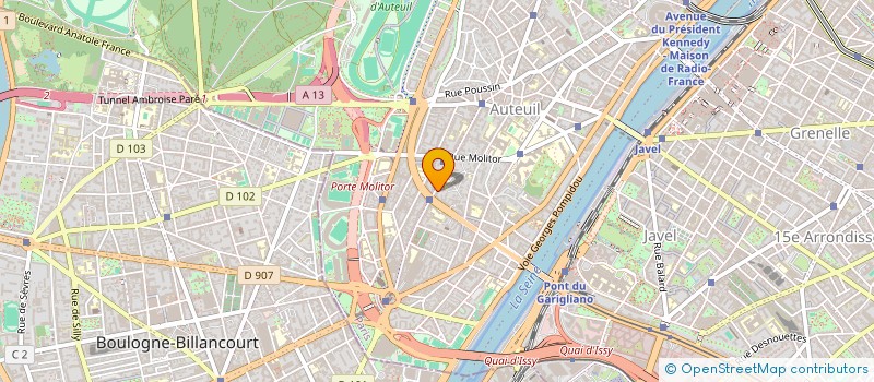 localisation de l'entreprise LES COMPAGNONS PARISIENS  PARIS